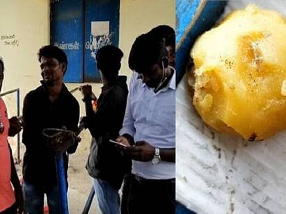 Panipuri vendor manhandled by public over stale potato in chennai பானிபூரியில் புழு: சென்னையில் வடமாநில இளைஞரைக் கட்டிவைத்து தாக்கிய மக்கள்..