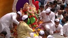 Ganesh Visarjan 2021 : Ganesh Galli च्या राजाला साधेपणाने निरोप, मंडळाचा आदर्श पायंडा ABP Majha