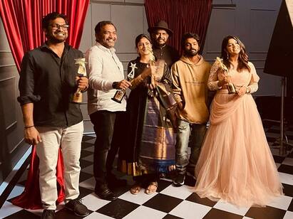 Soorarai Pottru team has bagged 7 awards at SIIMA2021 Soorarai Pottru | சைமா விழாவில் 7 விருதுகள்.. தட்டித்தூக்கிய சூரரைப்போற்று.. குவியும் வாழ்த்துகள்!