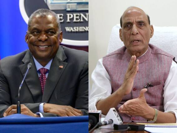 Rajnath Singh Speaks to Lloyd Austin: PM मोदी की अमेरिकी यात्रा से पहले US के रक्षा सचिव ने राजनाथ सिंह से की बात, इन मुद्दों पर हुई चर्चा Rajnath Singh Speaks to Lloyd Austin: PM मोदी की अमेरिकी यात्रा से पहले US के रक्षा सचिव ने राजनाथ सिंह से की बात, इन मुद्दों पर हुई चर्चा