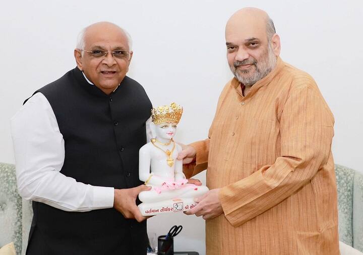 cm bhupendra patel meet home minister amit shah in Delhi મુખ્યમંત્રી ભૂપેન્દ્ગ પટેલ દિલ્લીના પ્રવાસે, કેન્દ્રીય ગૃહમંત્રી અમિત શાહ સાથે કરી મુલાકાત, જાણો ક્યાં મુદ્દે થશે મંથન