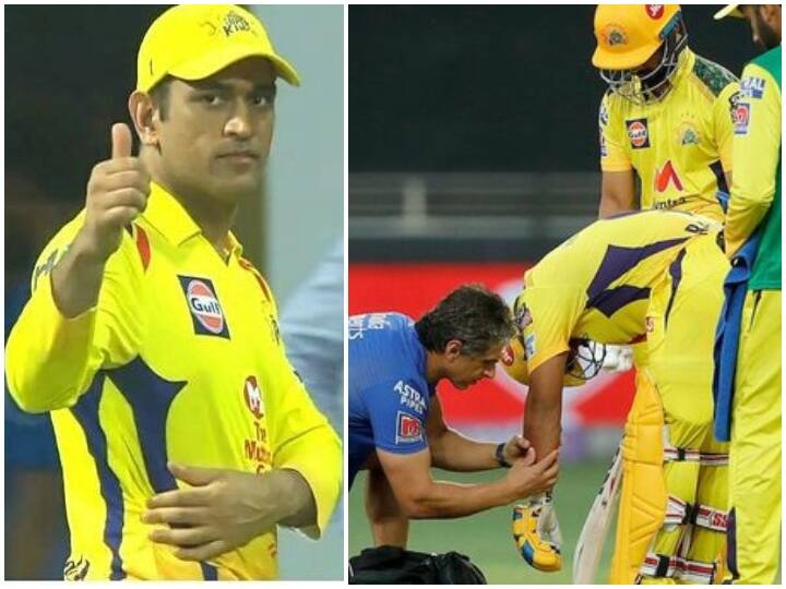 ipl 2021 ms dhoni updates on ambati rayudus injury after victory know what he said IPL 2021 : चेन्नई विरुद्ध मुंबईच्या लढतीत अंबाती रायडूला दुखापत; धोनी म्हणाला...