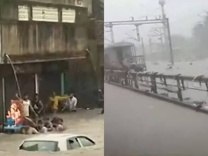 Flood like situation in Ratlam due to heavy rains up to three feet of water accumulated on the tracks MP Rain: भारी बारिश के कारण रतलाम में बाढ़ जैसे हालात, पटरियों पर तीन फुट तक पानी जमा, सड़कें भी जलमग्न