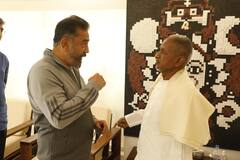 இசைஞானியுடன் உலகநாயகன் ஒரு இனிய சந்திப்பு!