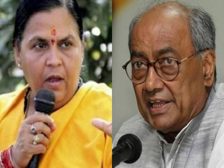 Uma Bharti writes to Congress leader Digvijay Singh on controversial statement on Bureaucracy ann Uma Bharti Controversy: ब्यूरोक्रेसी पर चप्पल उठाने वाले बयान पर उमा भारती ने दिग्विजय सिंह को पत्र लिख जताया खेद, बोले- आप भी करें सुधार