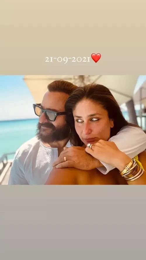 Kareena Kapoor Birthday: बर्थडे पर पति Saif Ali Khan के साथ रोमांटिक होते नजर आईं Kareena Kapoor, मालदीव से शेयर की खूबसूरत तस्वीर