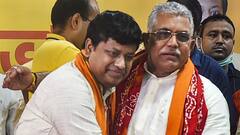 BJP : নবনিযুক্ত রাজ্য সভাপতিকে জড়িয়ে ধরলেন সদ্য প্রাক্তনী, কলকাতায় বিজেপি অফিসে গেরুয়া শিবিরের সুকান্ত-বরণ