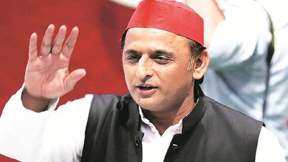 Mahant Narendra Giri के अंतिम दर्शन के लिए बाघंबरी मठ पहुंचे Akhilesh Yadav