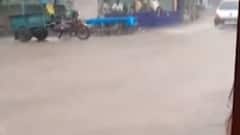 જૂનાગઢઃ વિસાવદરમાં બે કલાકમાં ખાબક્યો બે ઈંચ વરસાદ, રસ્તાઓ પર ફરી વળ્યા પાણી