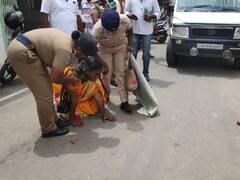 முதல் மனைவியின் வீட்டில் இருக்கும் கணவனை மீட்டுத்தரக்கோரி இரண்டாவது மனைவி தர்ணா