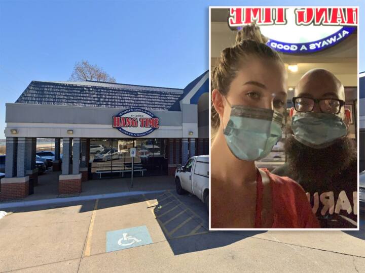 The couple who went to the restaurant wearing a mask in the United States was expelled .. Do you know the reason? மாஸ்க் அணிந்ததால் உணவகத்தில் வெளியேற்றப்பட்ட தம்பதி... என்னடா அப்படியே உல்டாவா பண்றீங்க!