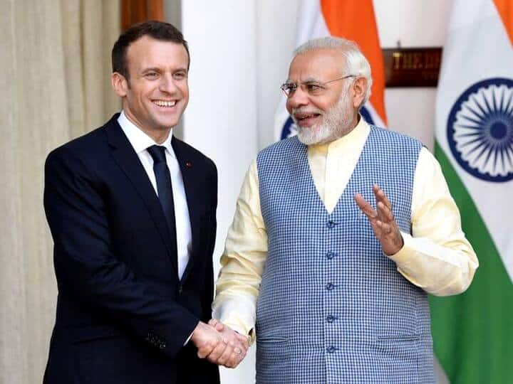 PM Modi, French President Macron Discuss Indo-Pacific Bilateral Collaboration Amid AUKUS Row PM Modi, French President Macron Discuss Indo-Pacific Bilateral Collaboration Amid AUKUS Row