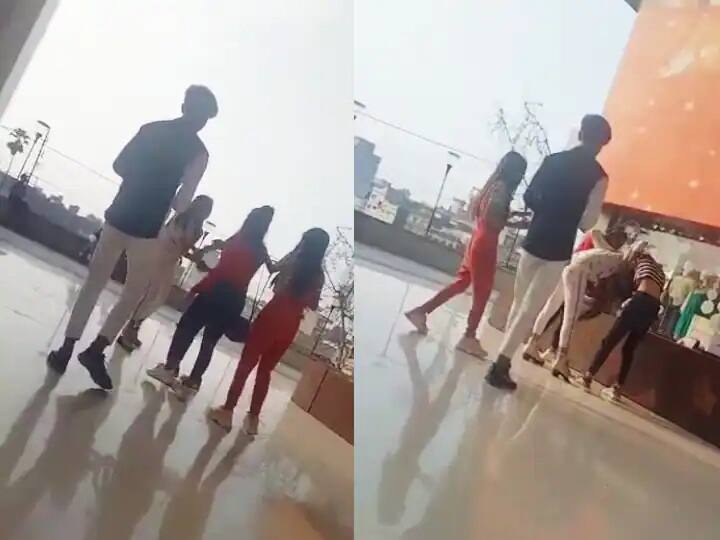 Muzaffarpur Bihar: A video viral to fight between two girl in mall for boyfriend એક પ્રેમી માટે બે છોકરીઓએ કરી જોરદાર મારામારી, વાળ ખેંચ્યા, લાતો મારી ને પછી...... Video Viral