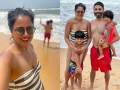 In Pics: फैमिली के साथ गोवा ट्रिप पर जमकर एन्जॉय कर रही हैं Sameera Reddy, देखें परिवार संग उनकी ये बेहद खूबसूरत तस्वीरें