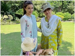पटौदी पैलेस में मां Sharmila Tagore के साथ समय बिता रही हैं  Soha Ali Khan, तस्वीरों में दिखाई तीन पीढ़ियों की झलक