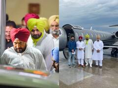 Punjab News: चार्टर्ड प्लेन से दिल्ली आए पंजाब के सीएम चरणजीत चन्नी और सिद्धू, आप-अकाली दल ने निशाने पर लिया