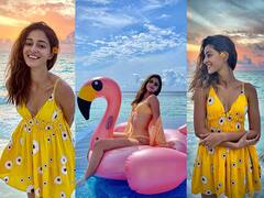 PHOTO : Ananya Panday व्हेकेशनसाठी Maldives मध्ये; हॉट लूक चर्चेत