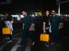 शादी के दो महीने बाद हनीमून मनाने मालदीव रवाना हुए Rahul Vaidya और Disha Parmar, देखें मुंबई एयरपोर्ट तस्वीरें