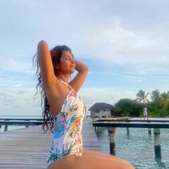 PICS: Balika Vadhu's Avika Gor Sizzles In Swimsuit As She Enjoys Vacation With Boyfriend Milind Chandwani In Maldives