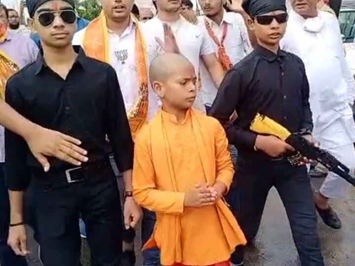 Little Yogi Adityanath: Boy Dressed Up Like UP CM Catches Eyeballs During Public Event — See Pictures