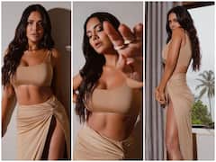 In Pics: हाई स्लिट ड्रेस में ईशा गुप्ता ने दिखाई खूबसूरत अदाएं, ड्रेस के कट पर अटकी फैंस की सांसे