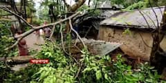 West Midnapur: কয়েক সেকেন্ডের ঘূর্ণিঝড়ের দাপটে তছনছ খড়্গপুরের গ্রাম