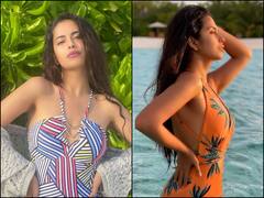 PICS: Balika Vadhu's Avika Gor Sizzles In Swimsuit As She Enjoys Vacation With Boyfriend Milind Chandwani In Maldives
