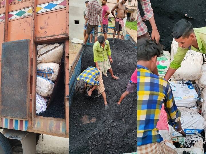 Odisha Police arrested three persons in Malkangiri and seized a truck carrying 2 256 kgs of ganja कोयले के नीचे 2000 किलो गांजे को छुपाकर हो रही थी स्मगलिंग, पुलिस ने ट्रक समेत तीन लोगों को किया गिरफ्तार