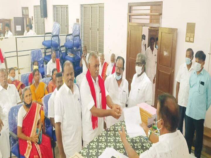 Thiruvarur: DMK and Communist candidates of the same alliance are contesting in the local body elections திருவாரூர்: உள்ளாட்சி இடைத் தேர்தல் - ஒரே கூட்டணியை சேர்ந்த 2 வேட்பாளர்கள் போட்டி...!