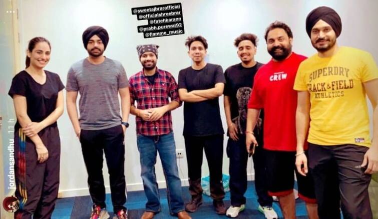 new Punjabi song will feature Jordan Sandhu, Sweetaj Brar and Shree Brar together ਨਵੇਂ ਗੀਤ 'ਚ ਇਕੱਠੇ ਨਜ਼ਰ ਆਉਣਗੇ Jordan Sandhu, Sweetaj Brar ਤੇ Shree Brar