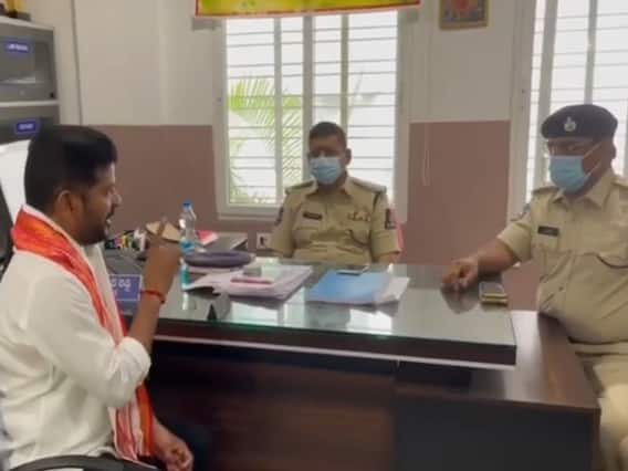 Revanth Reddy: తన ఇంటి వద్ద టీఆర్‌ఎస్‌ శ్రేణులు చేసిన హంగామాపై రేవంత్‌ ఫిర్యాదు..