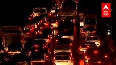 Thane Traffic : ठाण्यात अभूतपूर्व वाहतूक कोंडी, 15 मिनिटांच्या प्रवासासाठी दोन तास खोळंबा