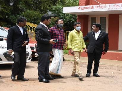 nilgiri police investigate santhosh samy and manoj samy regarding kodanadu case ’கோடநாடு வழக்கில் வேறு யாருக்கு எல்லாம் தொடர்பு?’ - சந்தோஷ்சாமி, மனோஜ்சாமியிடம் விசாரணை..!