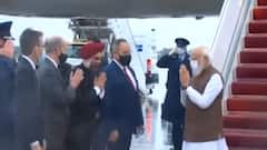 First visuals of PM Narendra Modi reaching USA