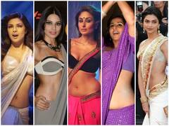 Low Waist Saree: लो वेस्ट साड़ी पहन इन हसीनाओं ने दिखाई ऐसी अदाएं, कमर पर थम गई फैंस की नजर