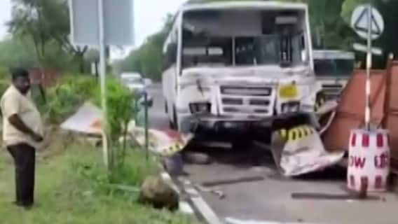 ગાંધીનગરઃ એસટી બસ ઘુસી મેટ્રો રૂટ પર, સદનસીબે ટળી જાનહાની, જુઓ ગુજરાતી ન્યૂઝ