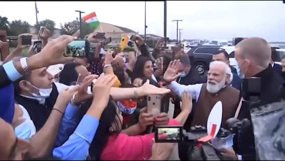 PM US Tour : अमेरिकेतील भारतीयांकडून मोदींचं स्वागत, PM Narendra Modi यांचं मिशन अमेरिका
