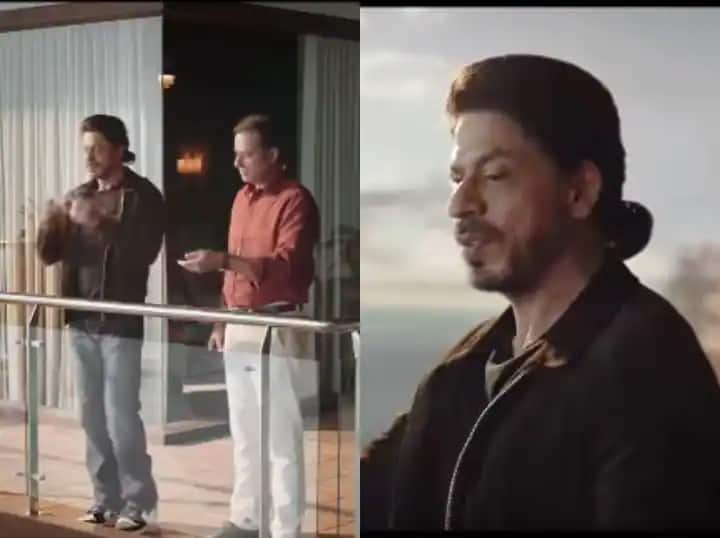 New Ad: Actor Shah Rukh Khan throws phone from the balcony ગુસ્સામાં આવીને શાહરૂખ ખાને બાલકનીમાંથી ફેંકી દીધો પોતાનો ફોન, જાણો કેમ......