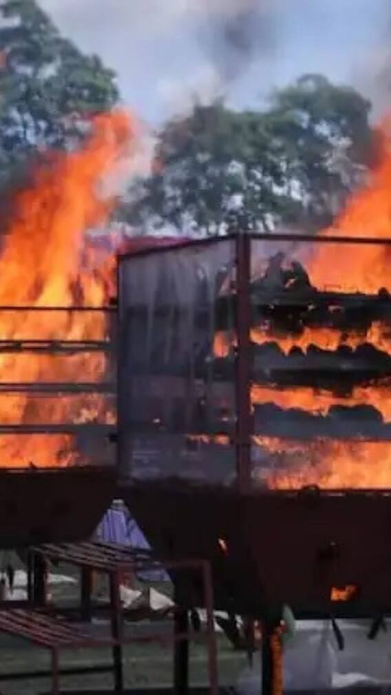 বিশ্ব গণ্ডার দিবসে অসমে পুড়িয়ে দেওয়া হল ২,৪৭৯টি খড়্গ