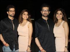 PICS: Shamita Shetty Enjoys Dinner Date With Raqesh Bapat Before Entering 'Bigg Boss 15' House