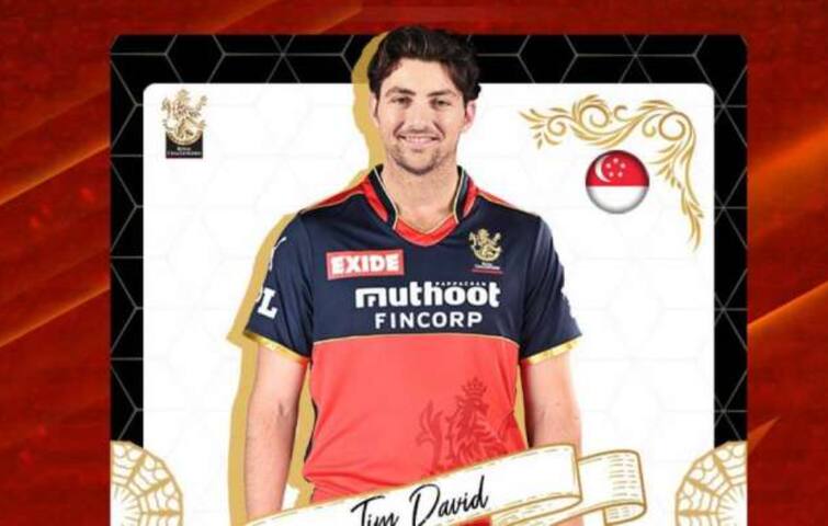 IPL 2021: First singaporean cricketer Tim david makes his debut in IPL for RCB against CSK Ipl 2021, CSK vs RCB: சிங்கப்பூர் இறக்குமதி... ஆர்சிபி.,க்கு ஆல்ரவுண்டர்... யார் இந்த டிம் டேவிட்?