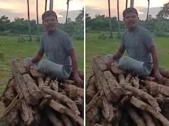 Khammam: ఖమ్మంలో అమానవీయం.. చితిపై కూర్చొని నిరసన, అంత్యక్రియలు వద్దని స్థానికుల డిమాండ్