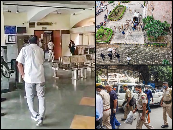 Rohini Court Shootout: दिल्ली की रोहिणी कोर्ट में आज दिनदहाड़े बदमाशों ने पेशी के लिए लाए गए गैंगस्टर जितेंद्र गोगी की हत्या कर दी. हत्या भी कोर्ट परिसर में नहीं बल्कि फिल्मी अंदाज़ में भरी अदलात में जज के सामने की गई. हालांकि जवाबी कार्रवाई में सुरक्षाकर्मियों ने तीनों बदमाशों को भी मौके पर ही ढेर कर दिया. इस वारदात से कई सवाल उठ रहे हैं. आपको बताते हैं कि बदमाशों ने कैसे दिया इस वारदात को अंजाम.