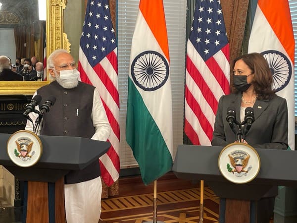 PM Modi US Visit: प्रधानमंत्री नरेंद्र मोदी की अमेरिकी उप-राष्ट्रपति कमला हैरिस से हुई मुलाकात