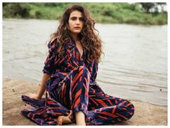 Fatima Sana Shaikh का नया अंदाज़ देखा आपने? सीखें कैसे Velvet Blaze और Pants Set में दिखना हैं Super Stylish