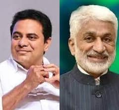 KTR Vs Vijaisai : ఒకటే ఫోటో .. కేటీఆర్, విజయసాయిరెడ్డి ప్రచారం ! ఇంతకీ ఎవరిది ఫేక్ ?