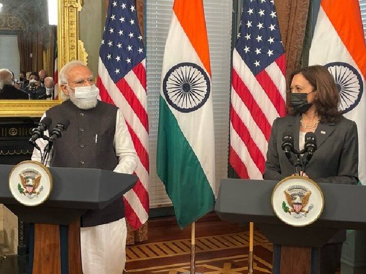 PM Narendra Modi US Visit: PM Modi presented a unique wooden handicraft gift to Kamala Harris PM Modi Gift to Kamala Harris: ప్రధాని మోదీ ఇచ్చిన కానుకలపై కమలా హారిస్‌ హర్షం.. క్వాడ్ నేతలకు సైతం అరుదైన కానుకలు