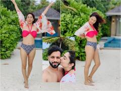Disha Parmar Slips Into A Bikini As She Enjoys Honeymoon With Hubby Rahul Vaidya In Maldives- See Pics
