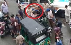 Surat : પોલીસની બાઇકને રીક્ષા ચાલકે કટ માર્યો ને પછી થઈ લાફાવાળી, Live video