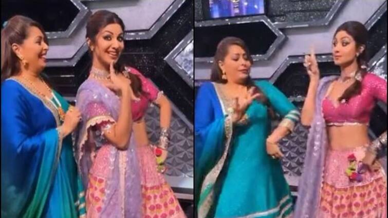 Shilpa Shetty Recreates ‘Manike Mage Hithe’ With Geeta Kapur 'মানিকে মাগে হিথে' গানে পা মেলালেন শিল্পা শেট্টি, ভিডিও পোস্ট সোশ্যাল মিডিয়ায়